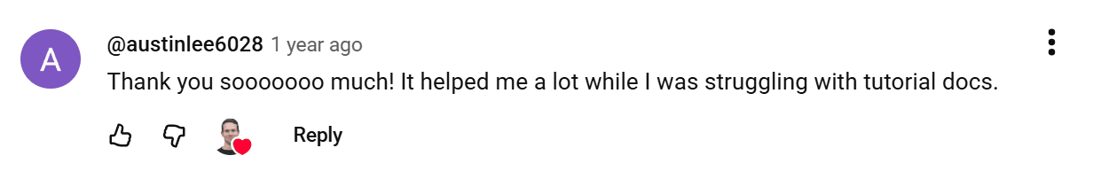 Testimonial screenshot 4